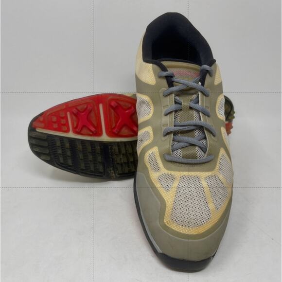 Nike Hyperfuse Lunar Ascend Golf Shoes Spikeless Mens 11 Tan Gray 1,3,9,6:L.4.3 - Picture 9 of 13